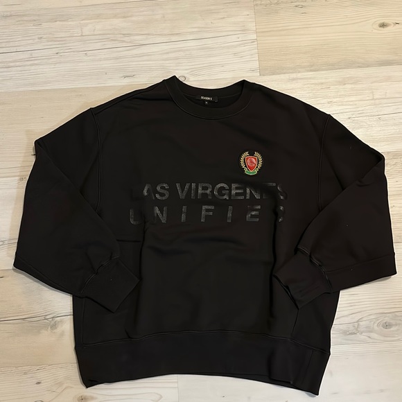 Yeezy Season 5 Crest Logo Rib Crew Sweat